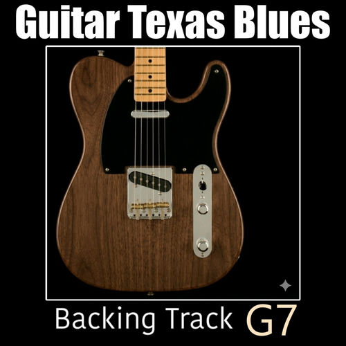 Guitar Texas 12 bar Blues backing track in G7