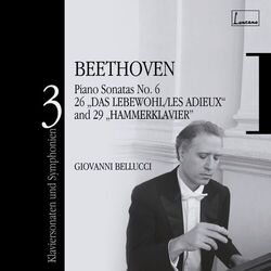 Cover of Beethoven: Piano Sonatas Nos 2, 26,"Les Adieux" & 29,"Hammerklavier"