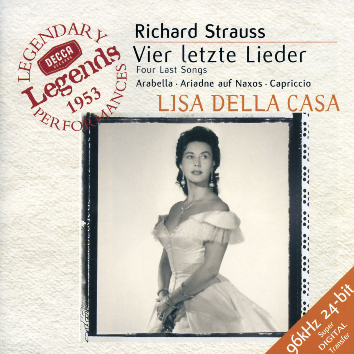 Album cover of Strauss, R.: Vier letzte Lieder