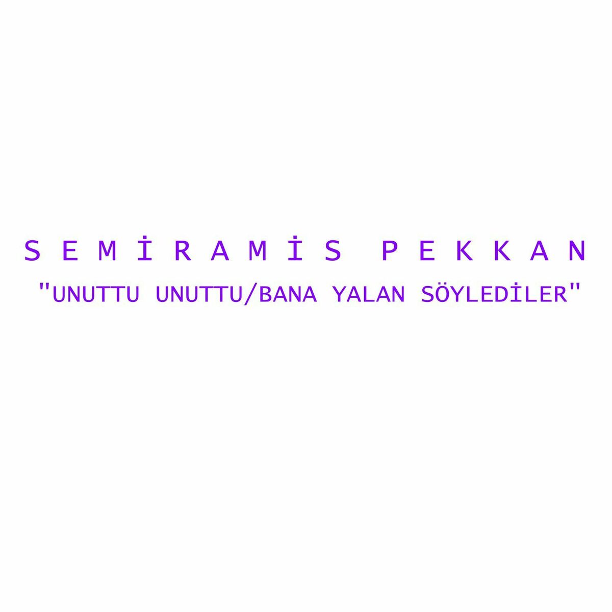 Album cover of Bana Yalan Söylediler / Unuttu Unuttu