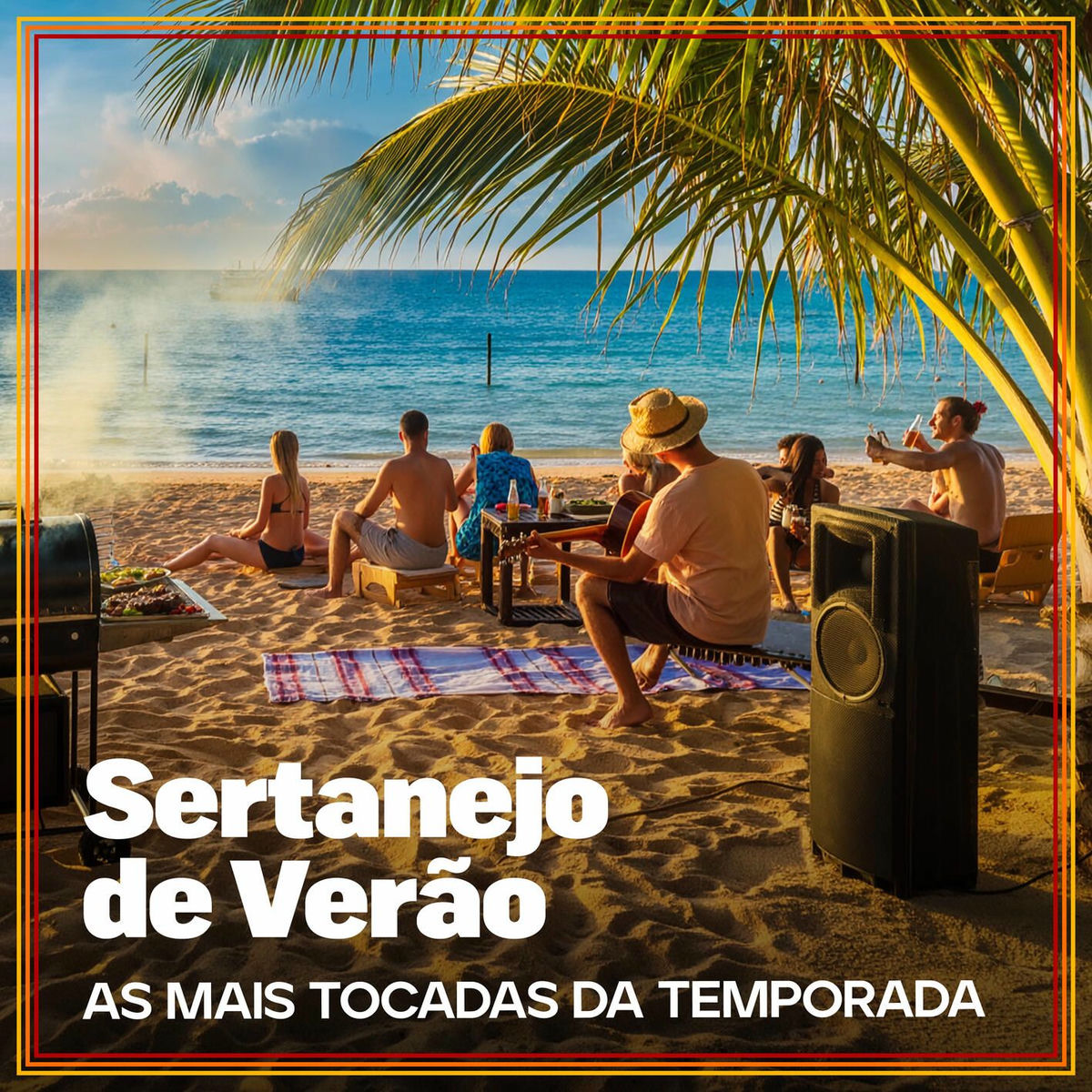 Album cover of Sertanejo de Verão - As Mais Tocadas da Temporada
