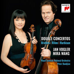 Cover of Brahms, Rihm, Harbison: Double Concertos