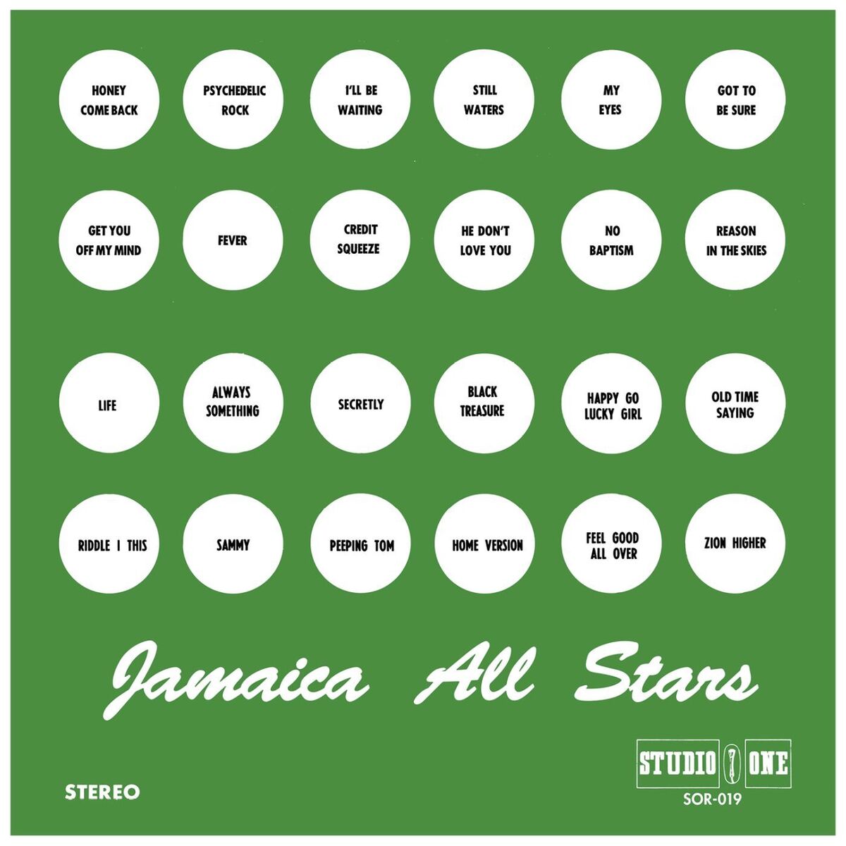 Album cover of Jamaica All Stars