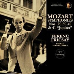 Cover of Mozart: Symphonies Nos. 29, 39, 40 & 41 "Jupiter" by Ferenc Fricsay (2024 Remastered, Vienna 1960-1961)