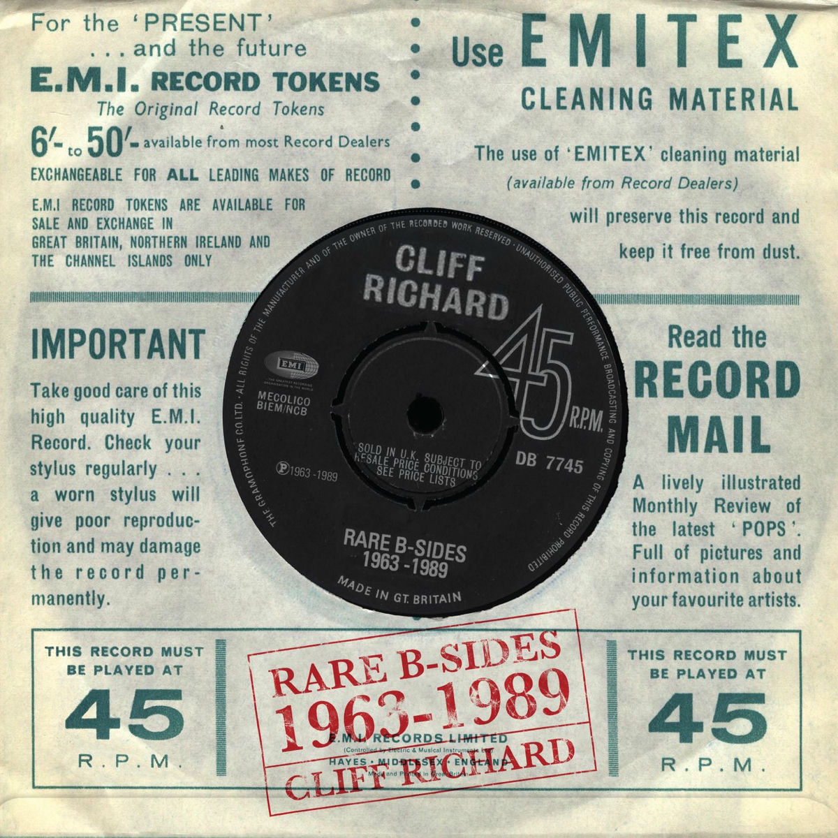 Album cover of Rare B-Sides 1963-1989