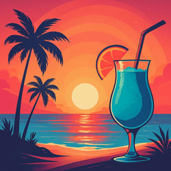 Cover of Cool Sips, Warm Skies by undefined