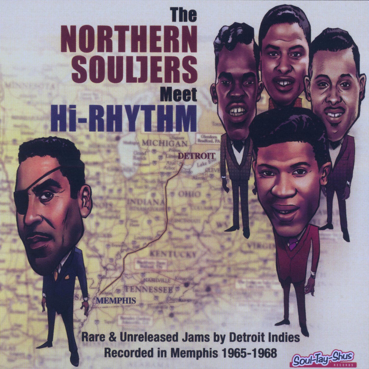 Album cover of The Northern Souljers Meet Hi-Rhythm