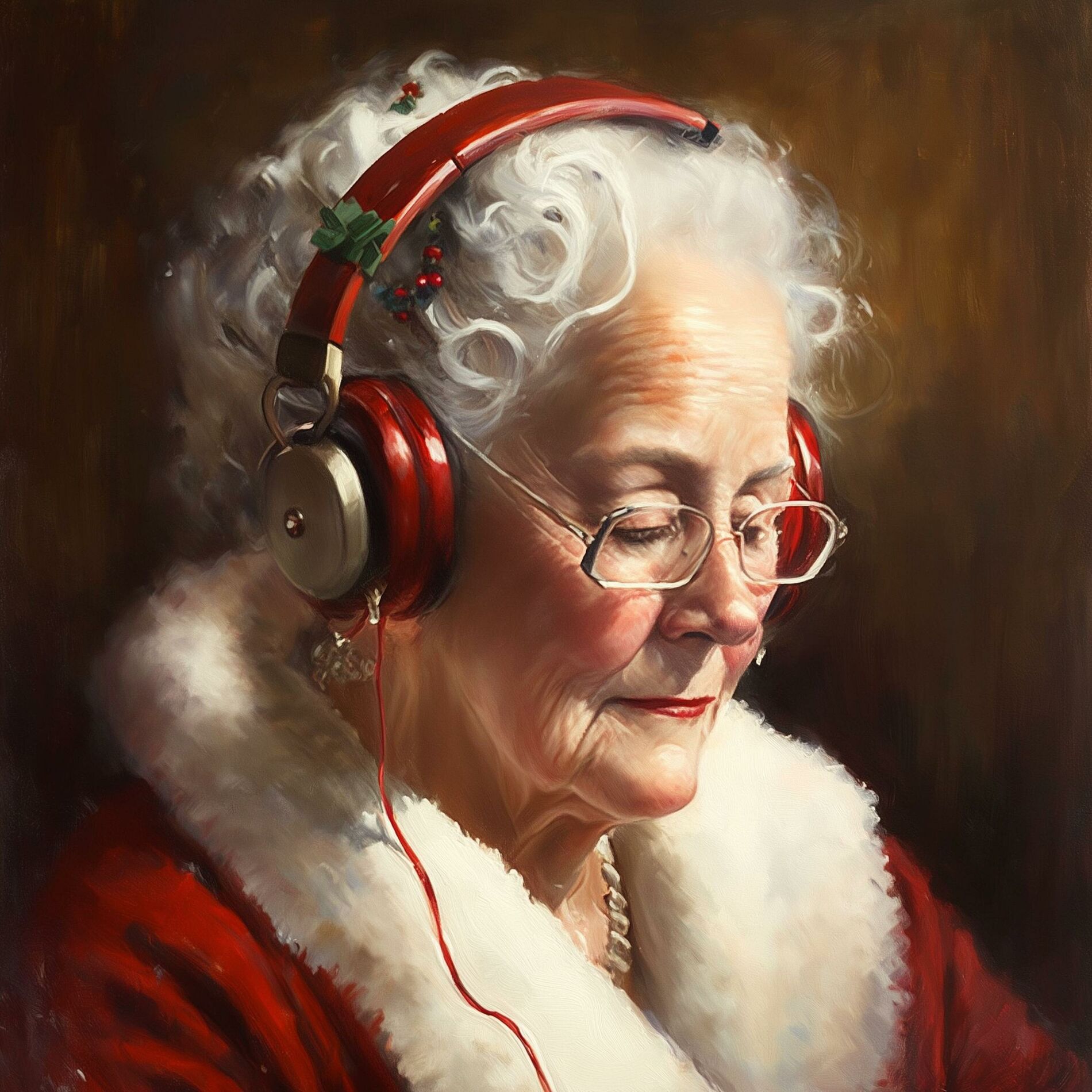 Album cover of classical music but it's a lofi christmas II