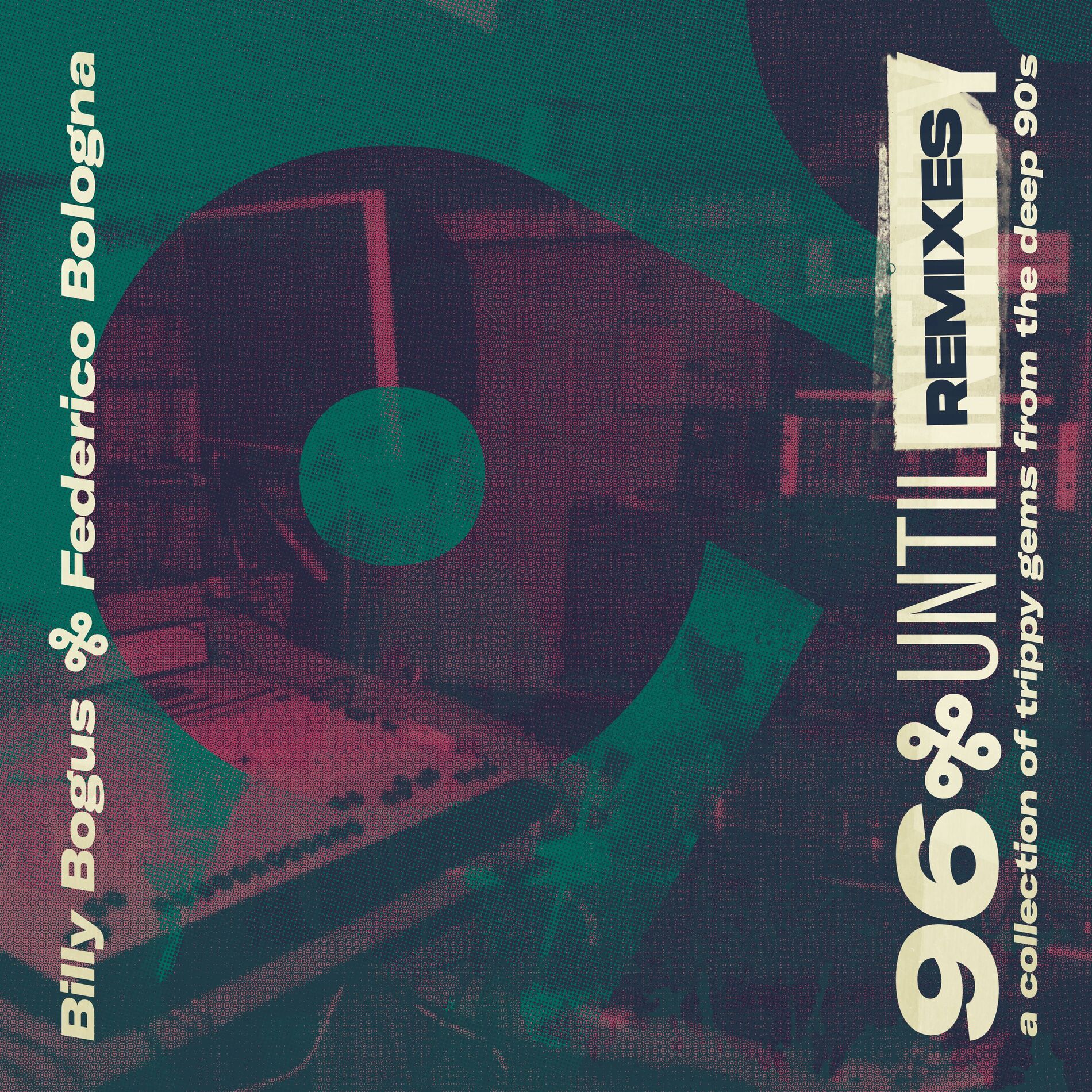 Album cover of 96 Until Remixes - a collection of trippy gems from the deep 90's