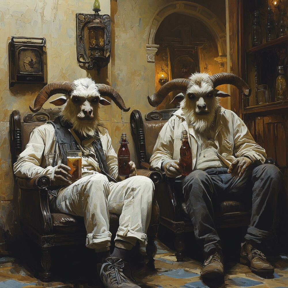 Picture of Evil Goats Halloween