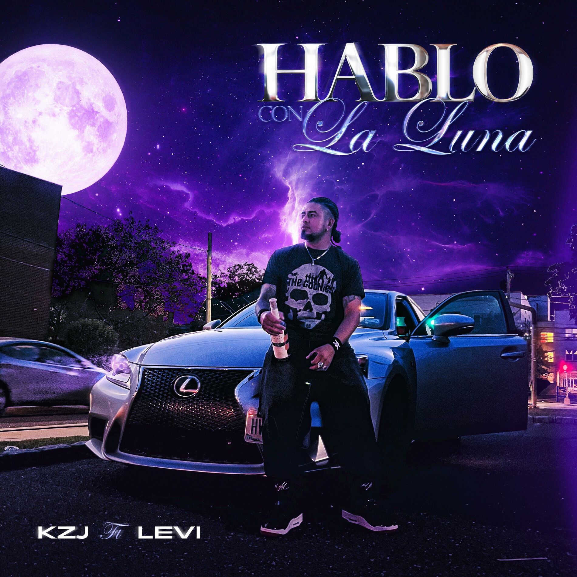 Album cover of HABLO CON LA LUNA (feat. LEVI)