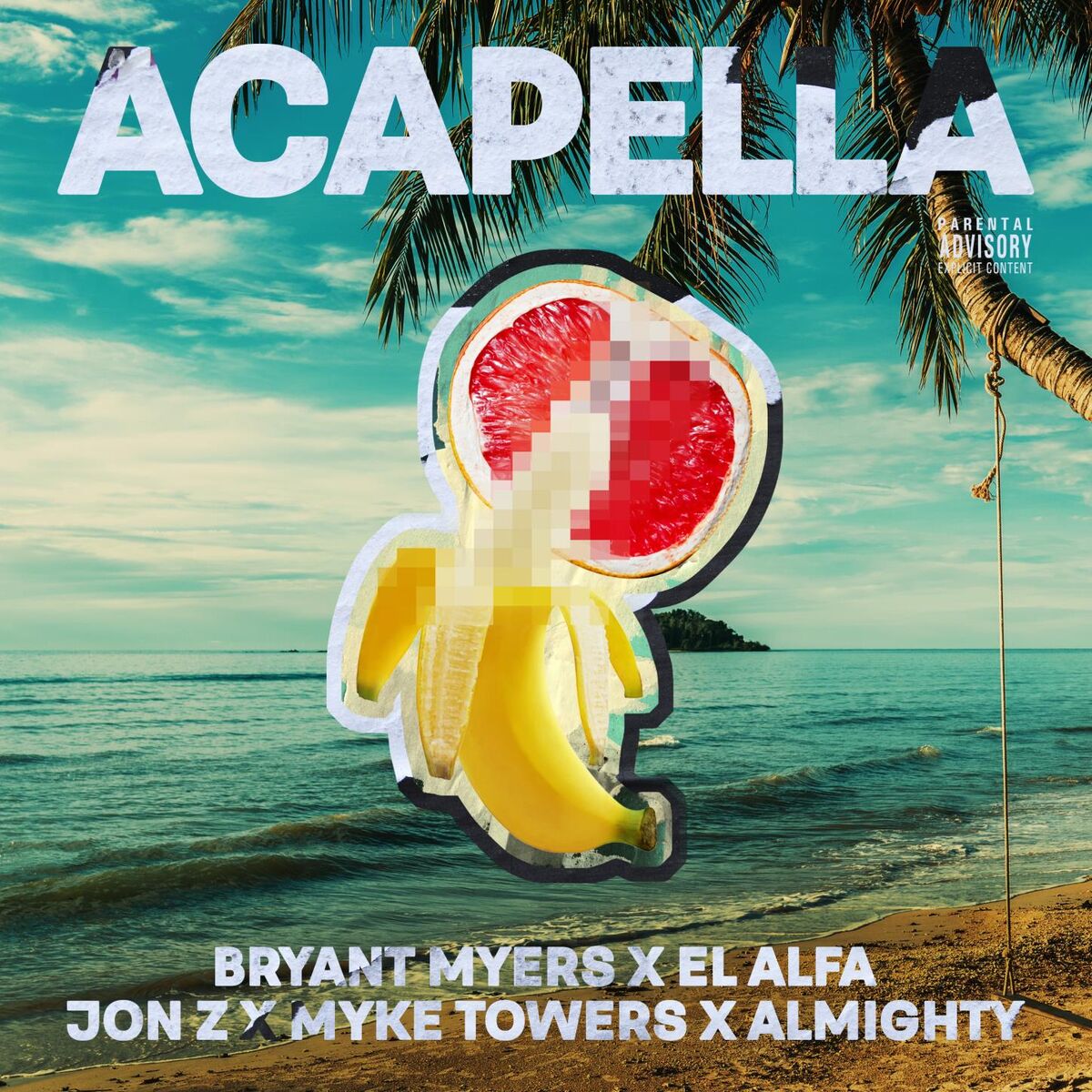 Album cover of Acapella (feat. Bryant Myers, El Alfa, Jon Z, Myke Towers & Almighty)