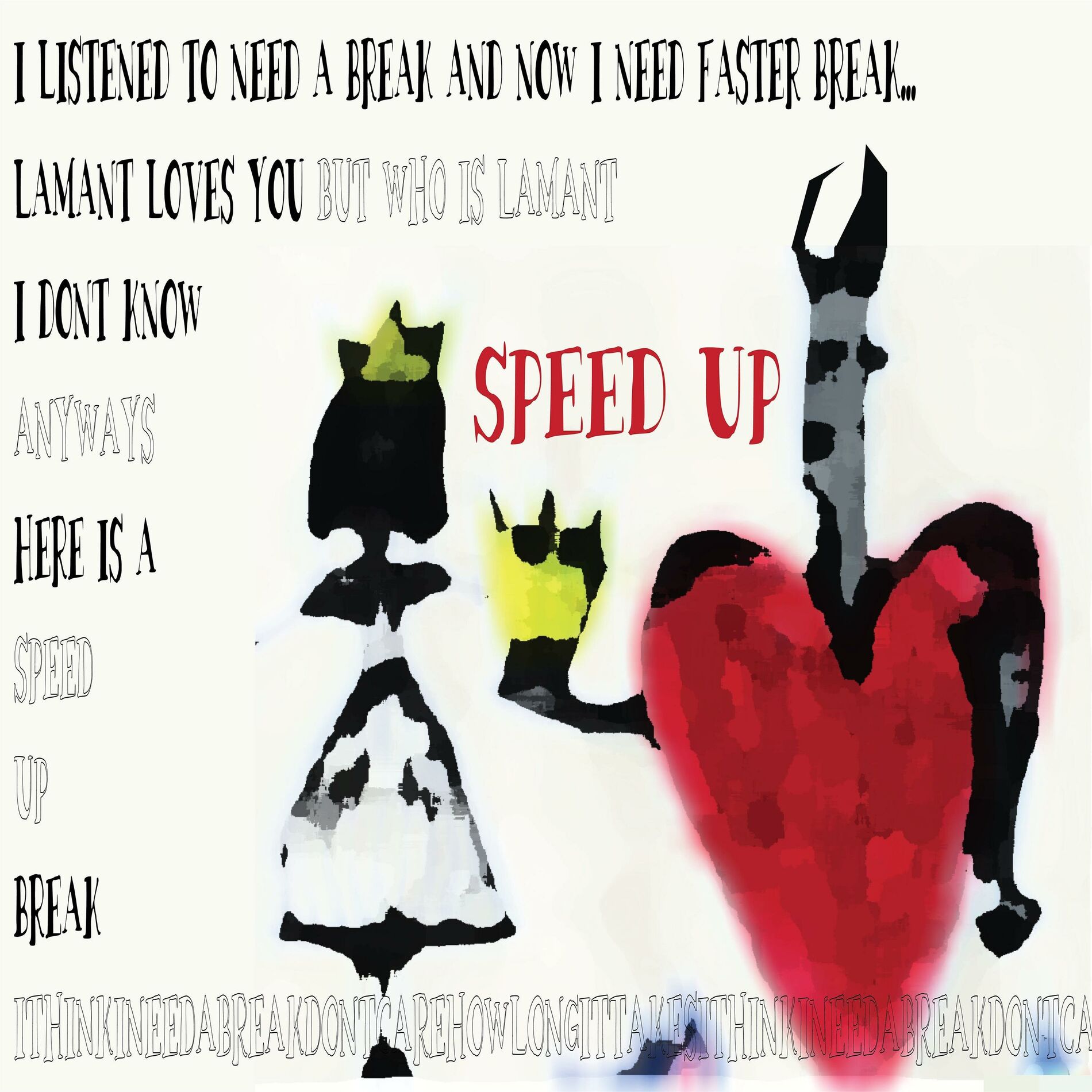 Album cover of NEED A BREAK (SPEED UP)