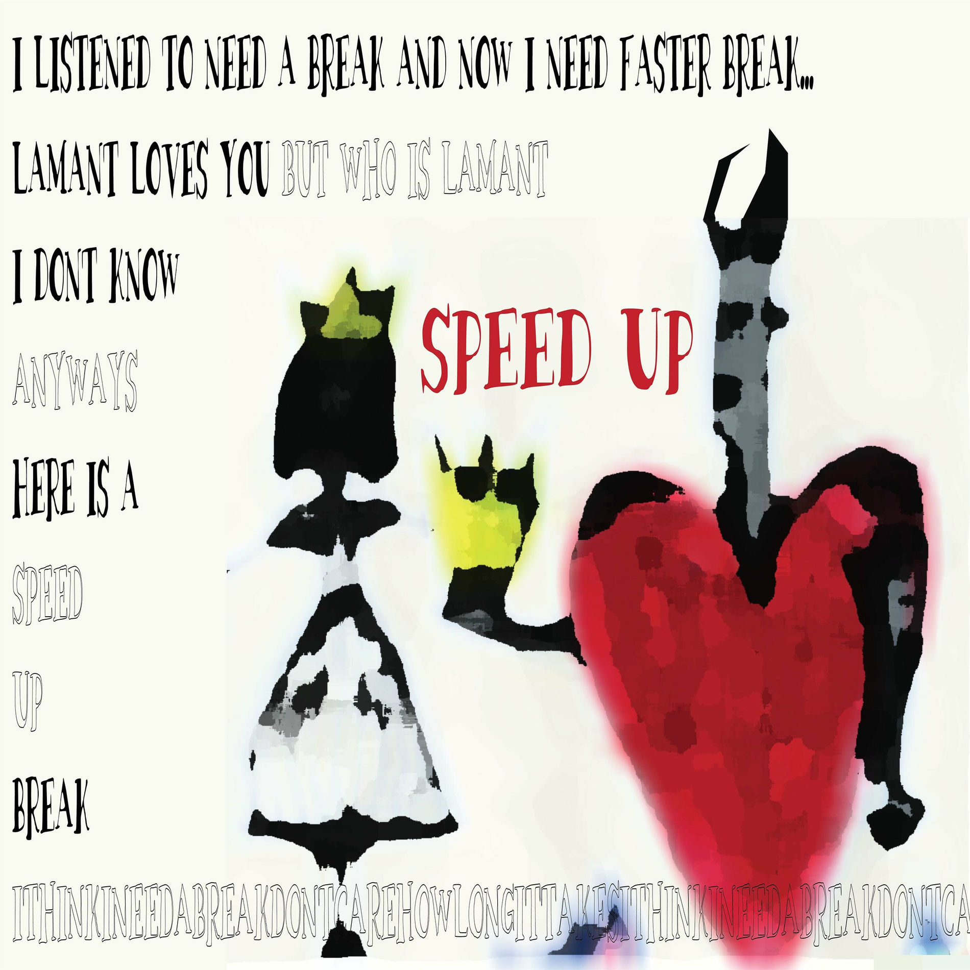 Album cover of NEED A BREAK (SPEED UP)