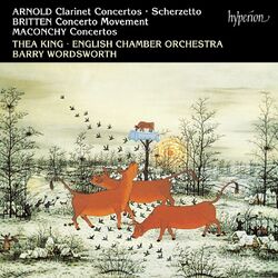 Cover of Arnold, Britten & Maconchy: Clarinet Concertos