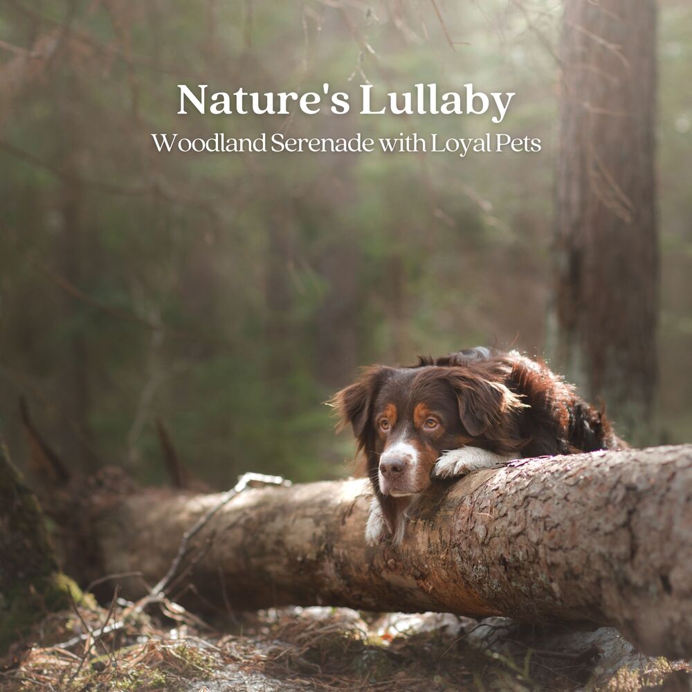 Picture of Nature's Lullaby: Woodland Serenade with Loyal Pets