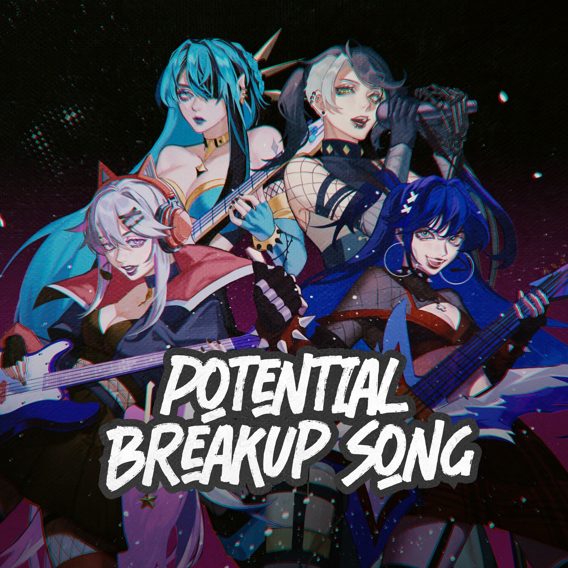 Album cover of Potential Breakup Song (feat. Derivakat, Yuki, Isa, RiRi & Cartian) [Rock Version]