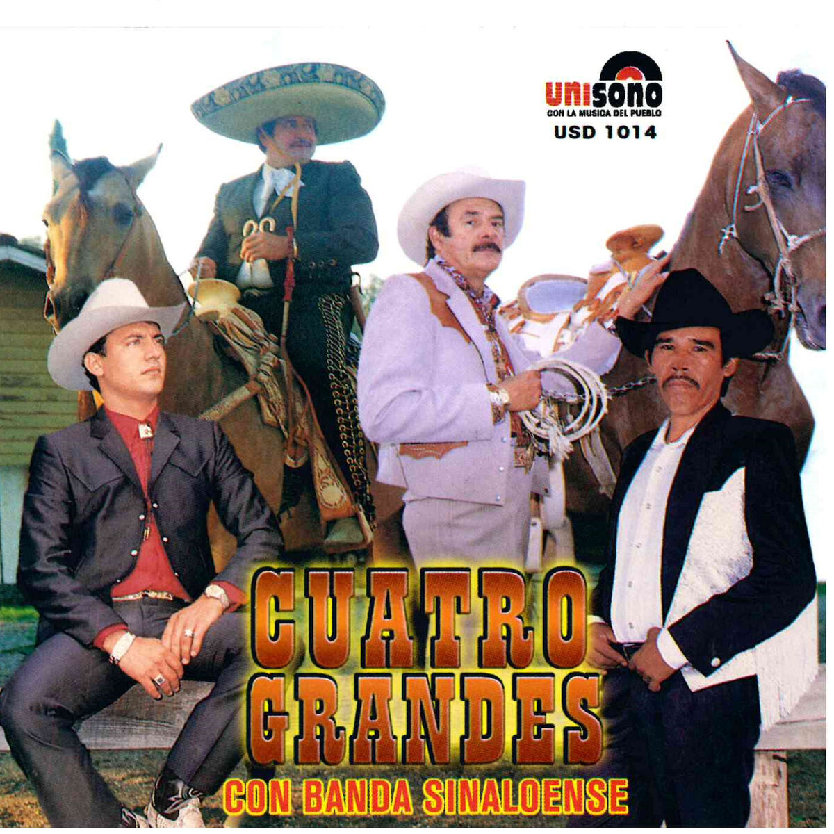 Album cover of Cuatro Grandes Con Banda Sinaloense