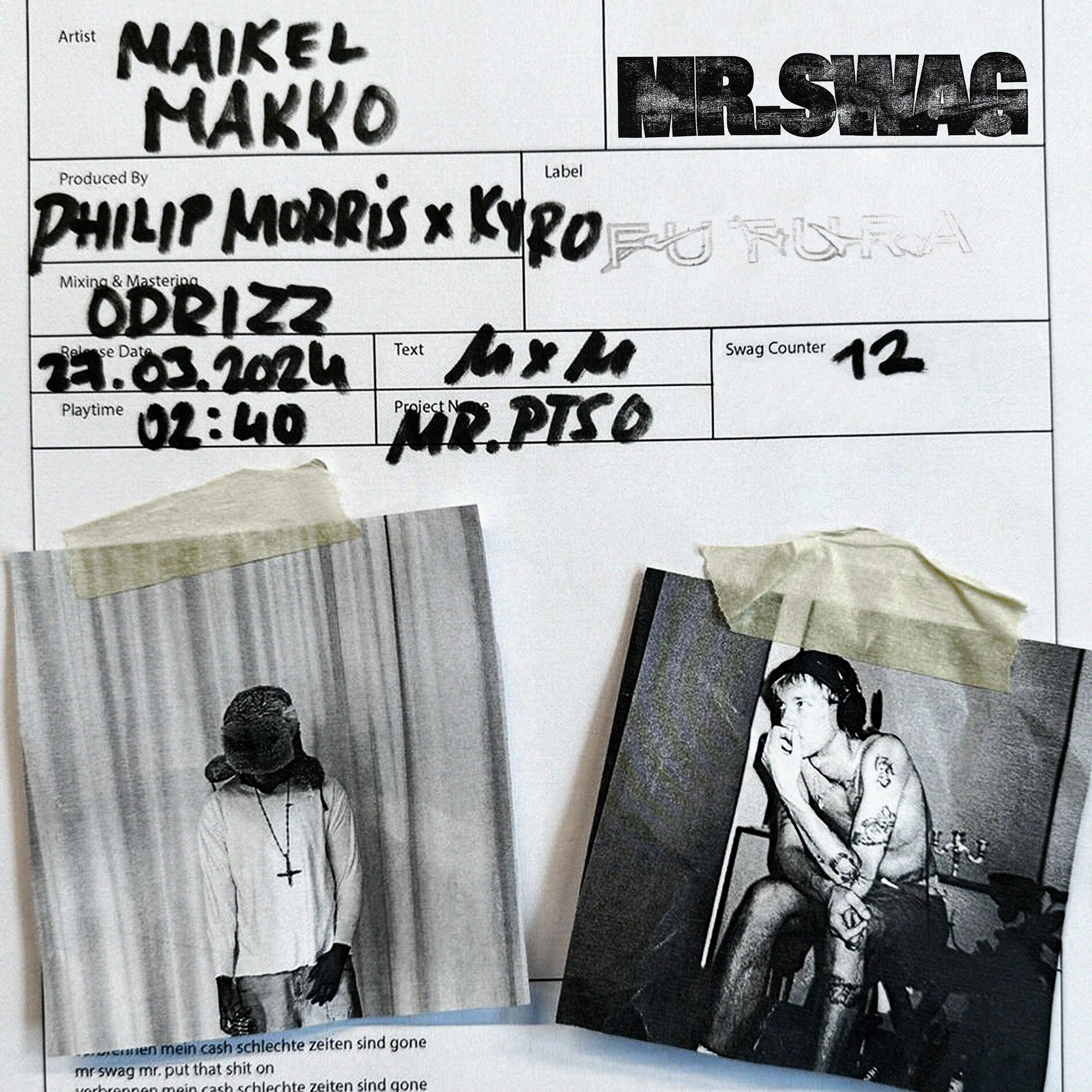 Album cover of MR. SWAG (feat. makko)