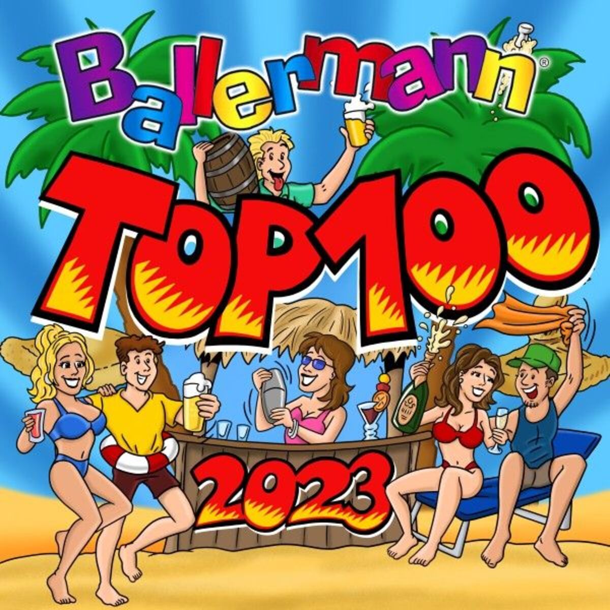 Album cover of Ballermann TOP 100 - 2023