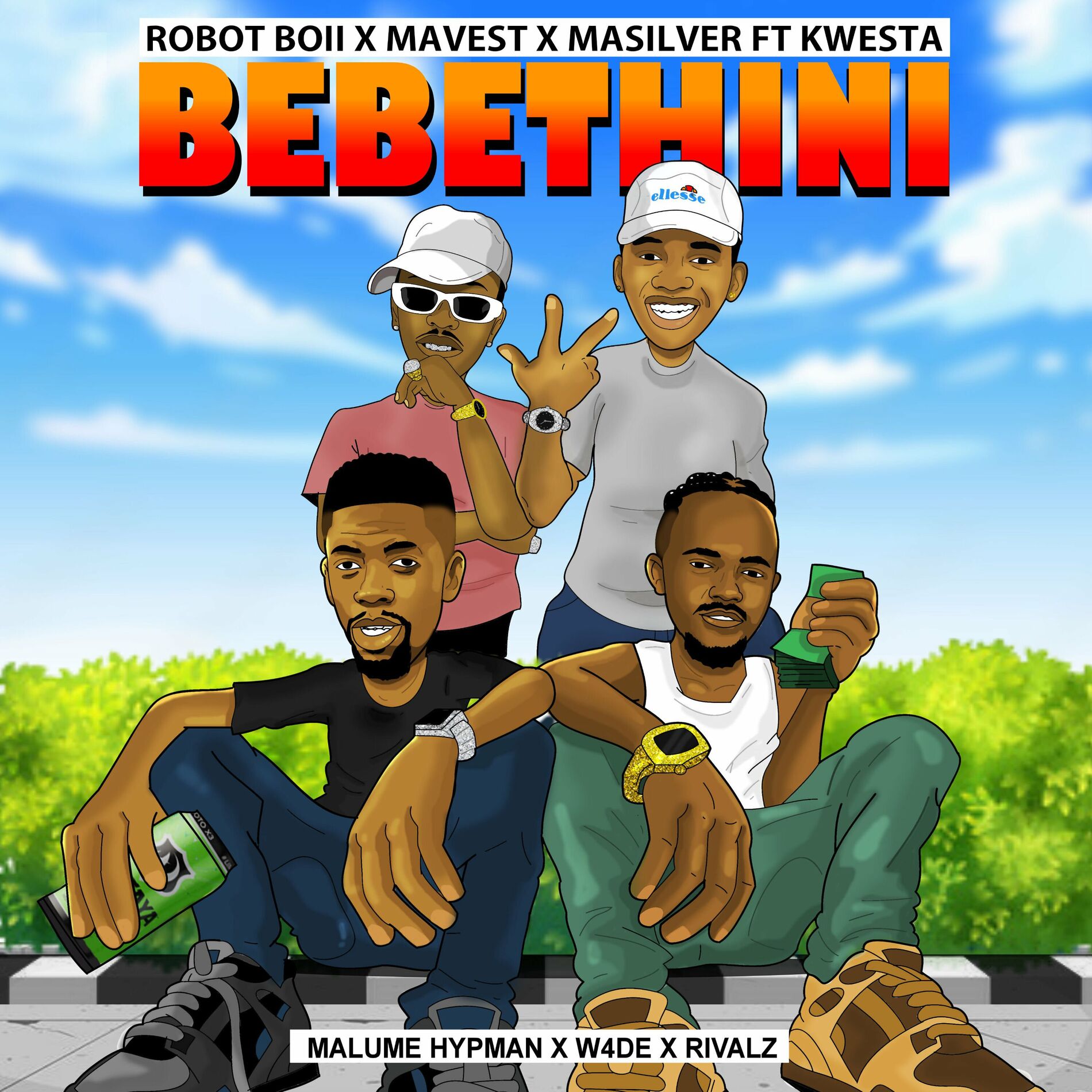 Album cover of BEBETHINI (feat. Kwesta, Malume Hypeman, W4DE & RIVALZ)