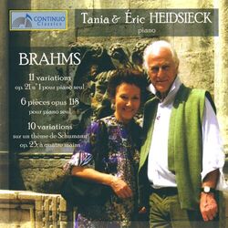 Cover of Johannes Brahms: Tania et Eric Heidsieck