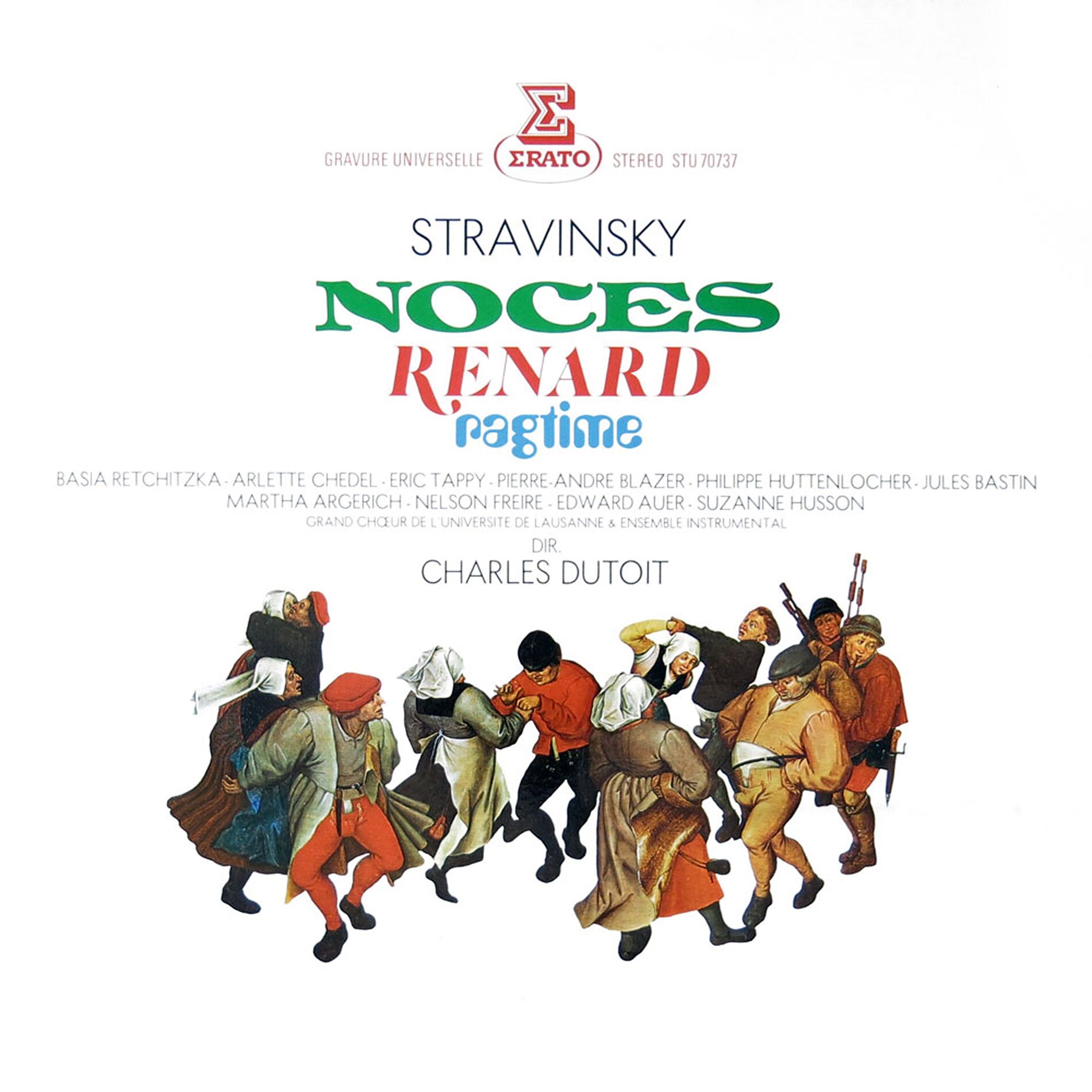 Album cover of Stravinsky: Noces, Renard & Ragtime