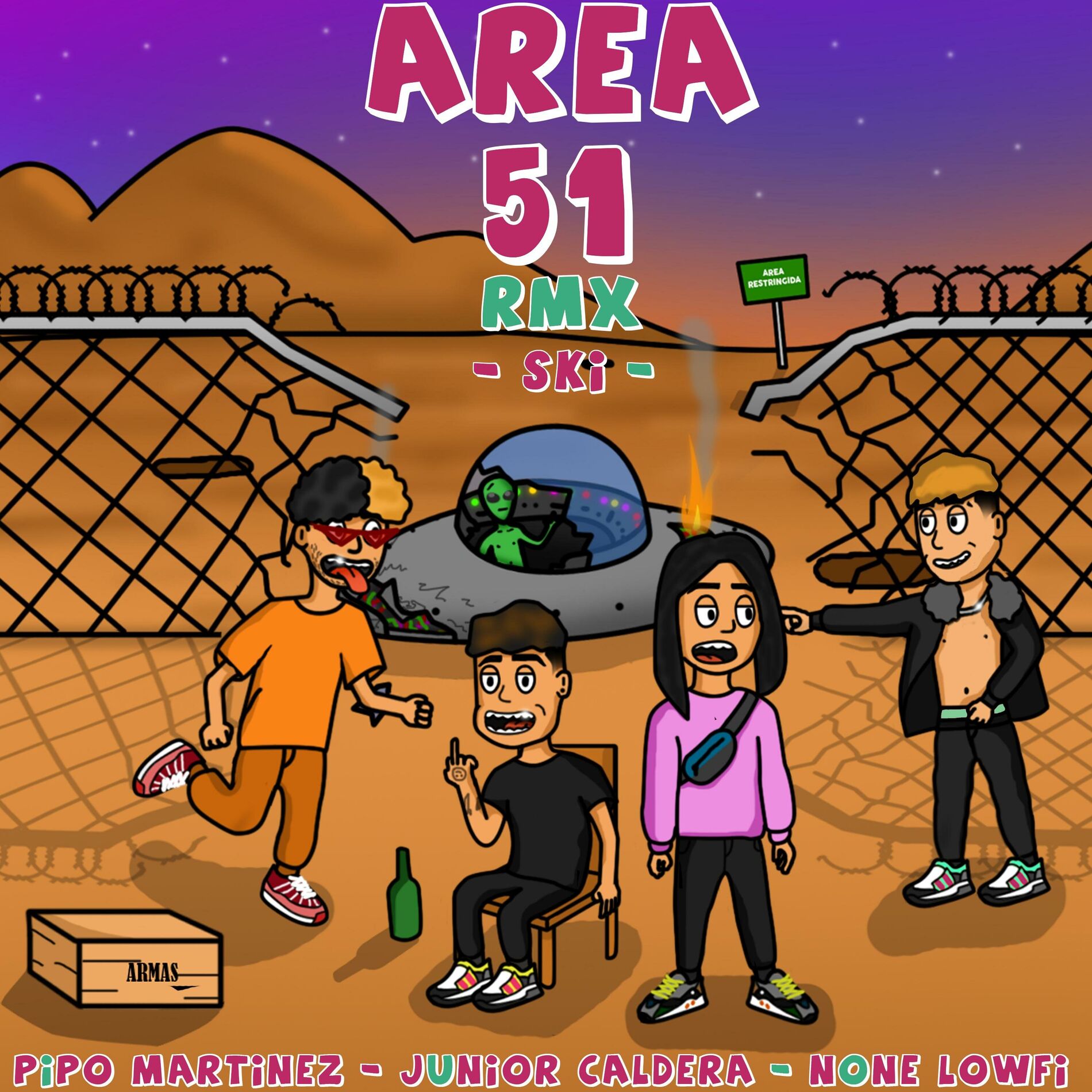 Album cover of Area 51 - Remix