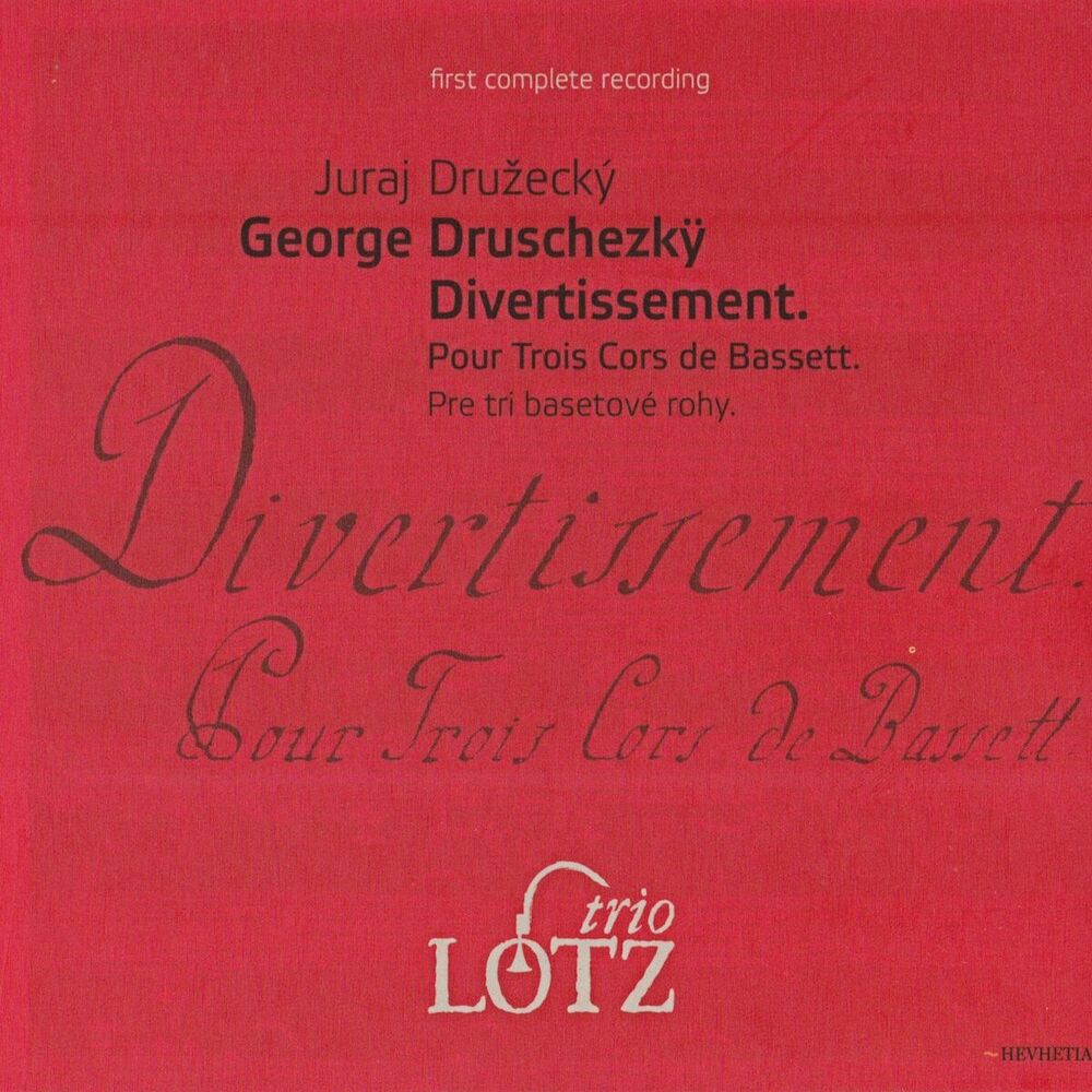 Picture of Divertissement pour trois cors de basset