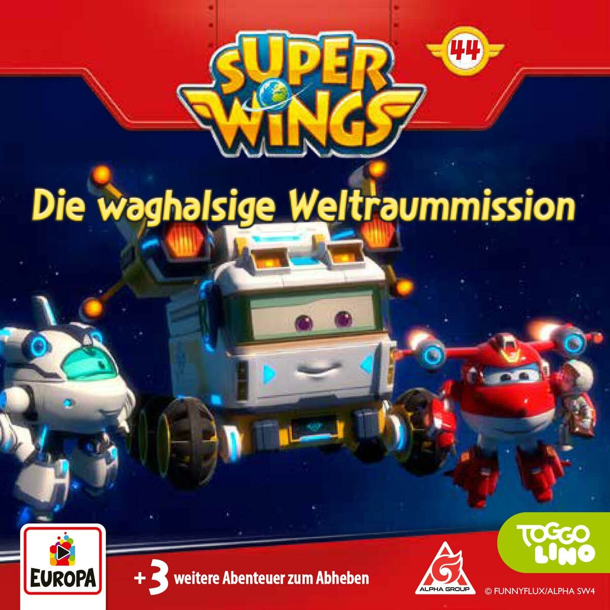 Album cover of Folge 44: Die waghalsige Weltraummission