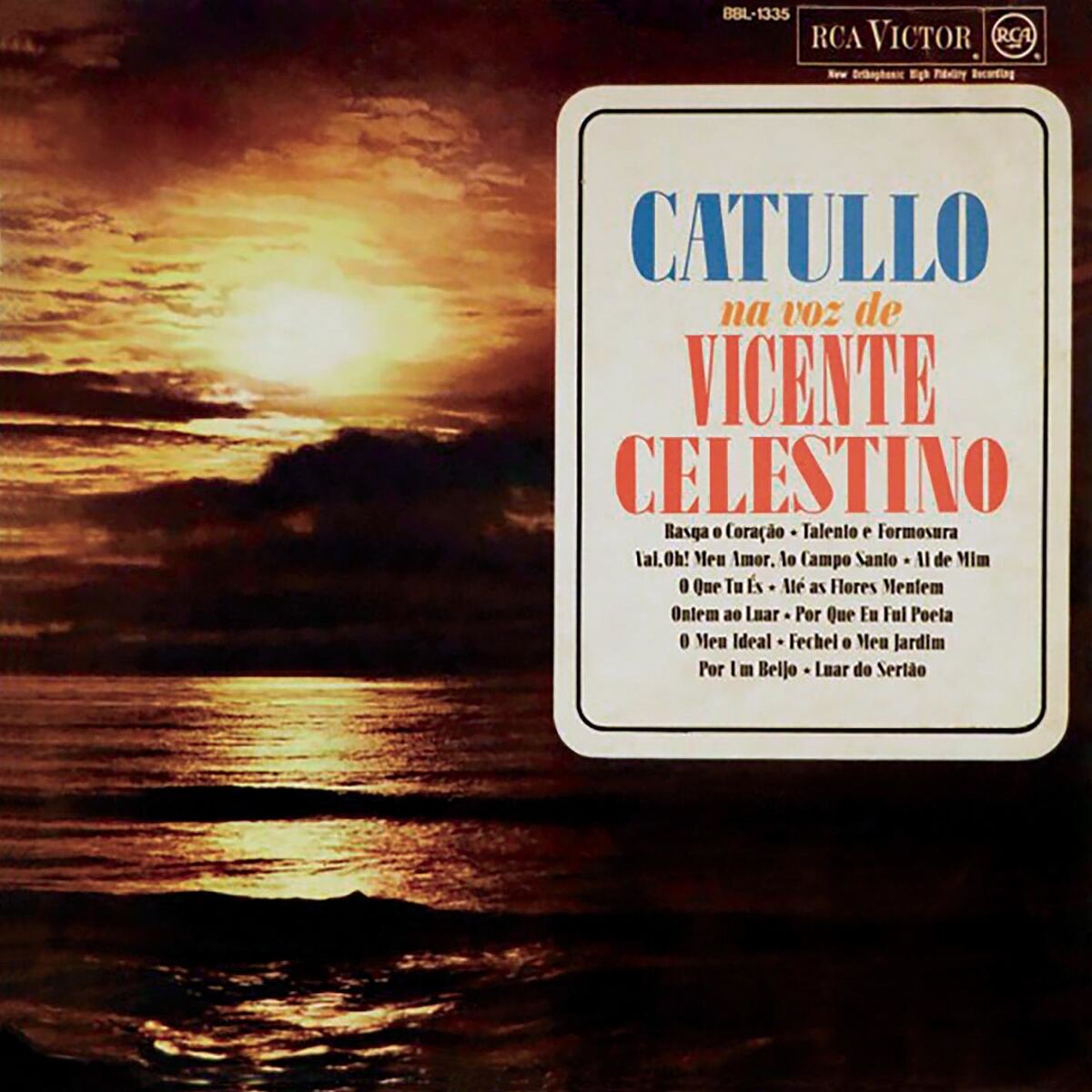 Album cover of Catullo na Voz de Vicente Celestino
