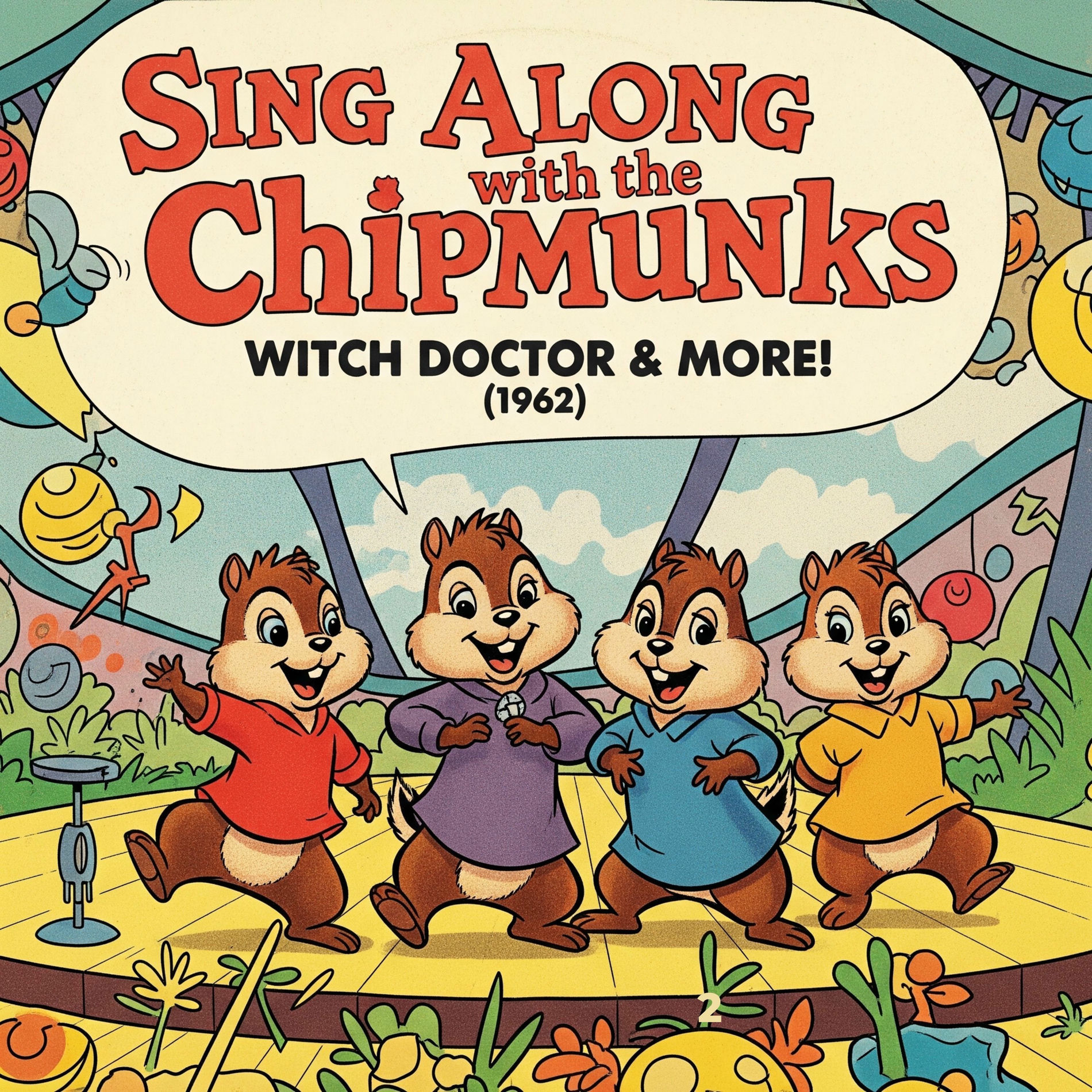 Album cover of Sing Along with the Chipmunks: Witch Doctor & More! (1962)