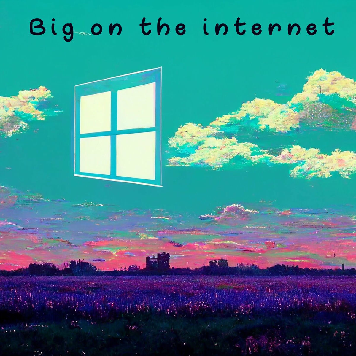 Album cover of big on the internet but lofi