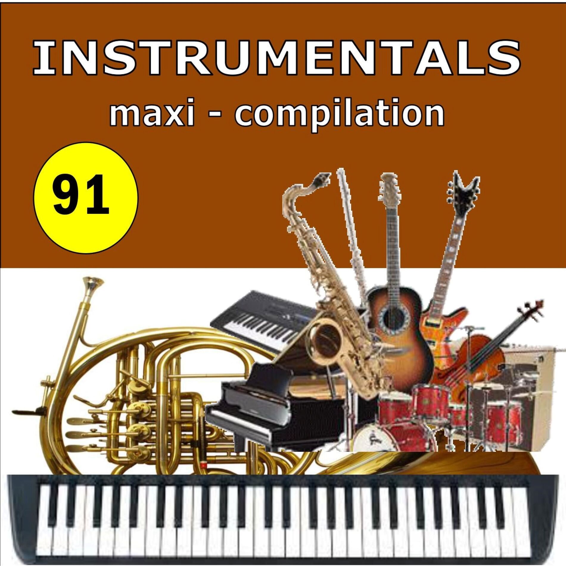 Album cover of Instrumentals Maxi-Compilation 91