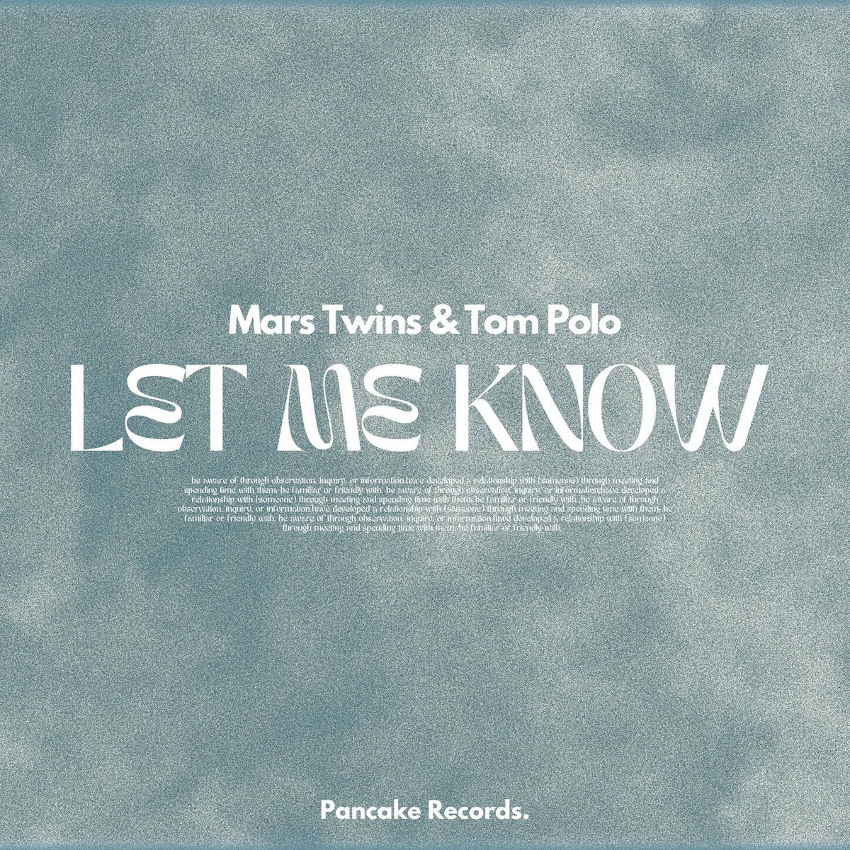 Album cover of Let Me Know