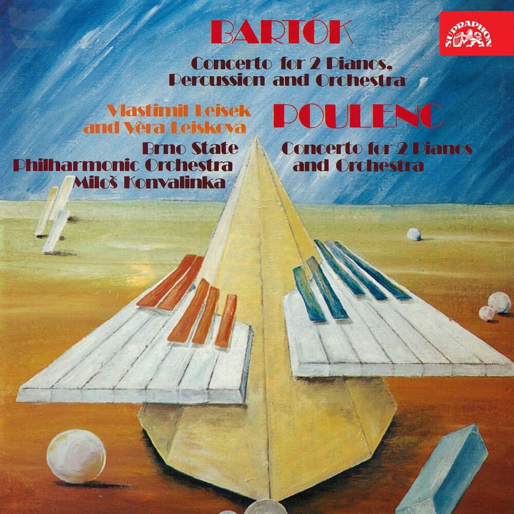 Picture of Bartók: Concerto for 2 Pianos and Percussion - Poulenc: Concerto for 2 Pianos