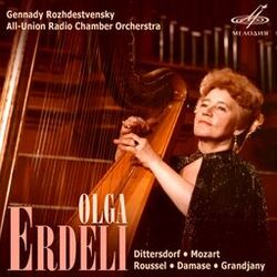 Cover of Olga Erdeli. Dittersdorf, Mozart, Roussel, Damase, Grandjany