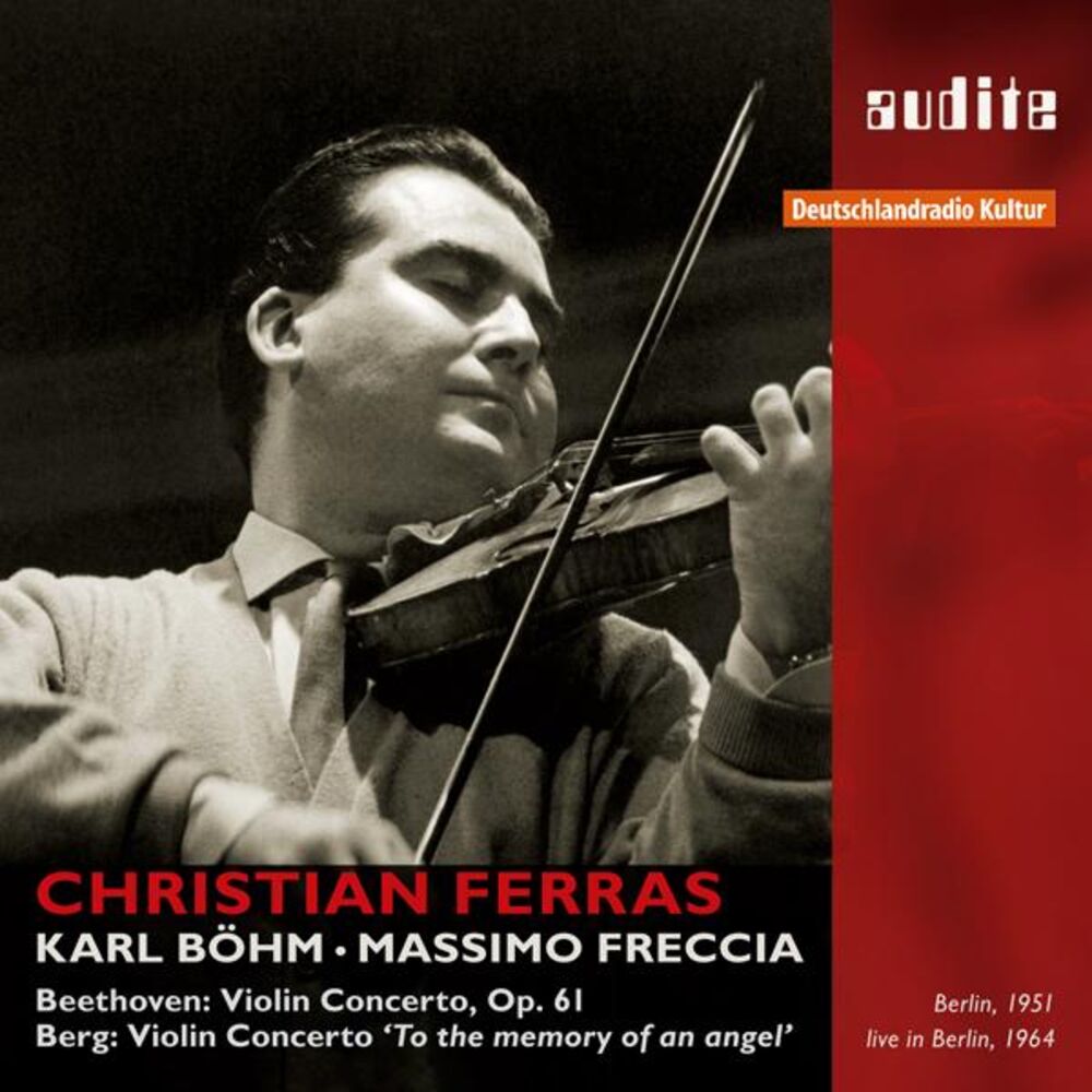 Picture of Christian Ferras plays Beethoven and Berg Violin Concertos (1st master release, remastered original analogue tapes of the RIAS recordings from 1951 & 1964)