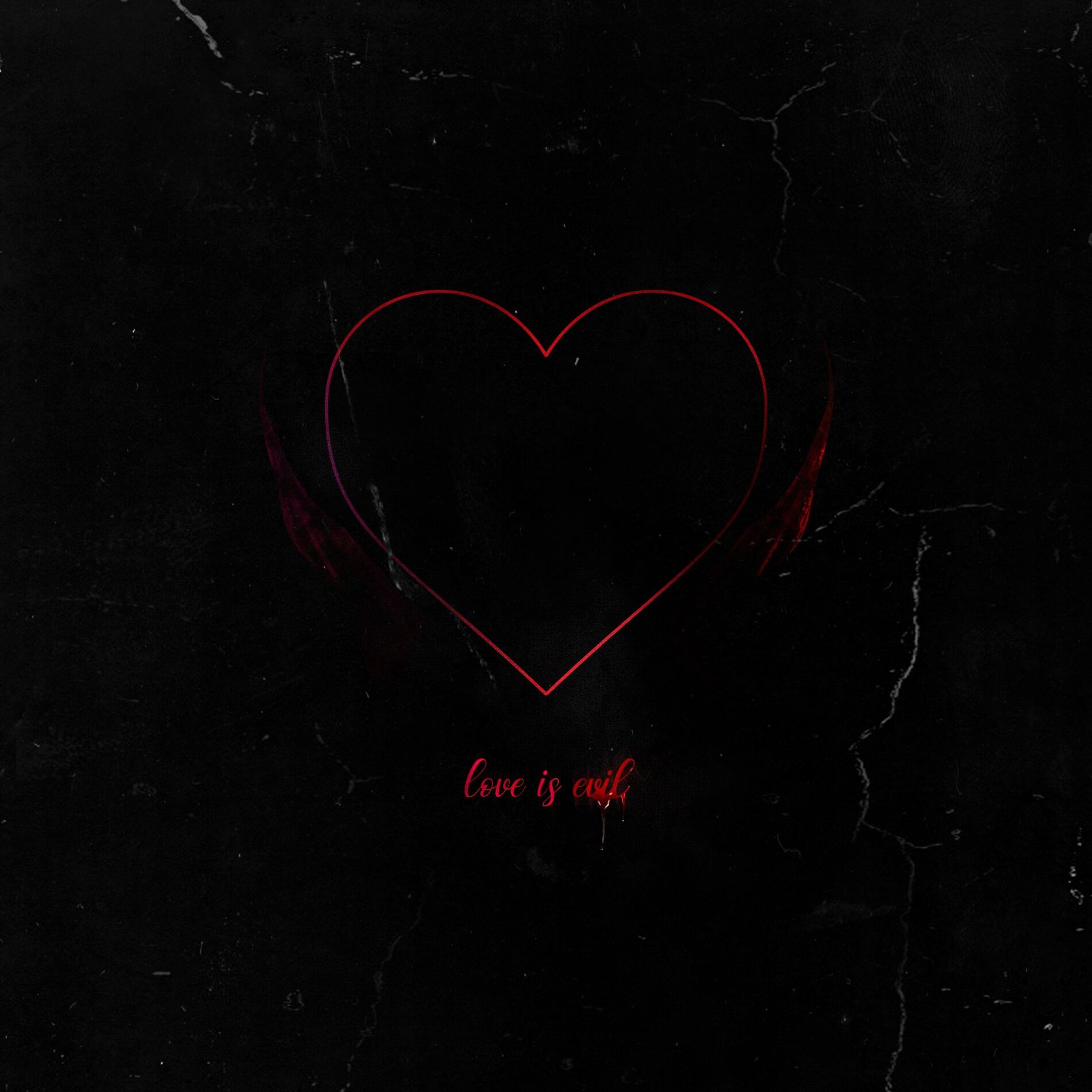 Album cover of love is evil
