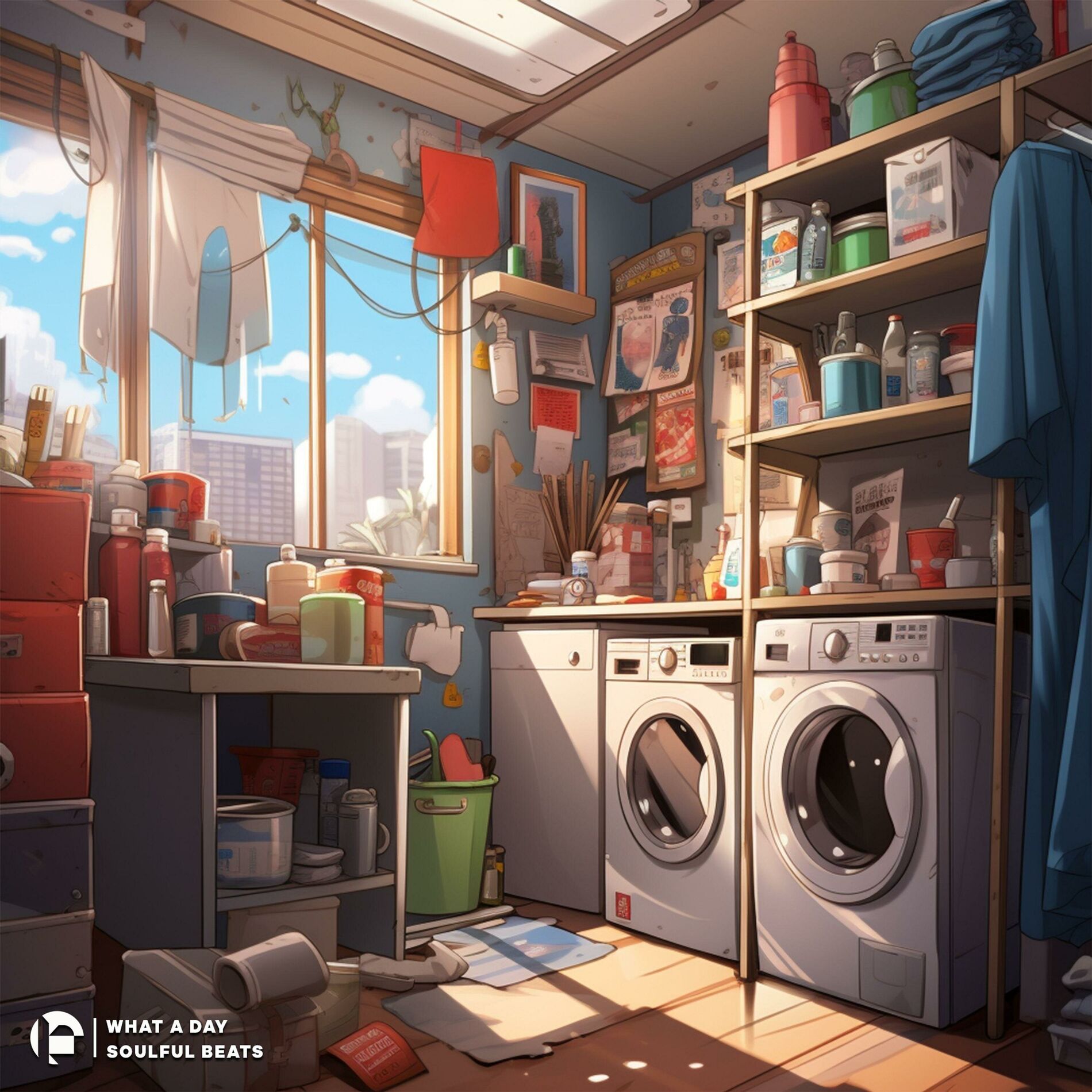 Album cover of what a day