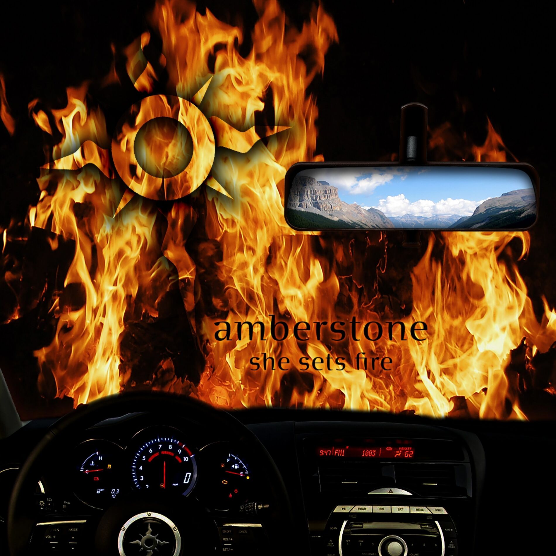 Album cover of Amberstone - She Sets Fire