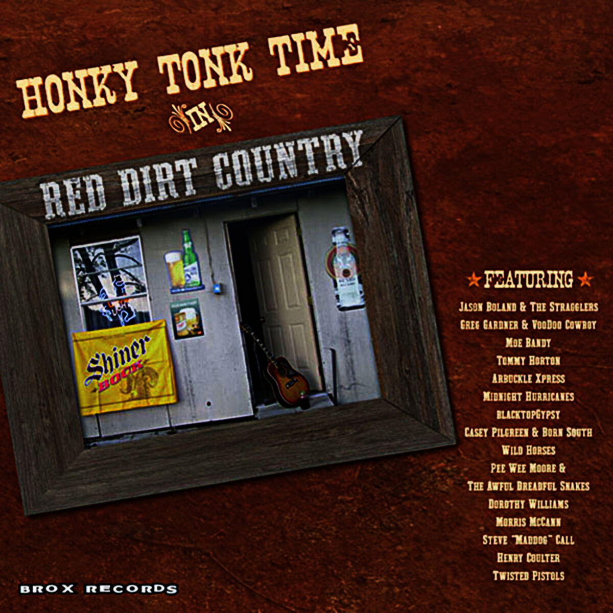 Album cover of Honky Tonk Time in Red Dirt Country