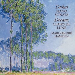 Cover of Dukas: Piano Sonata – Decaux: Clairs de lune