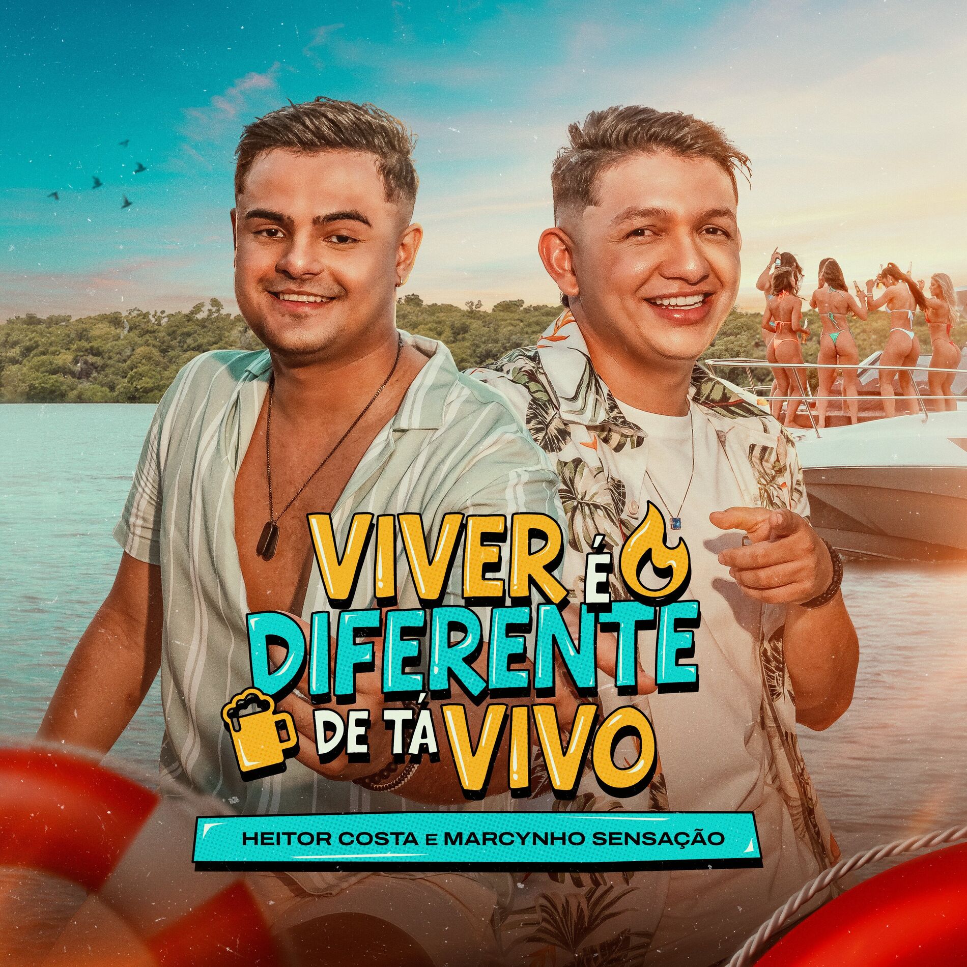 Album cover of Viver é Diferente de Tá Vivo