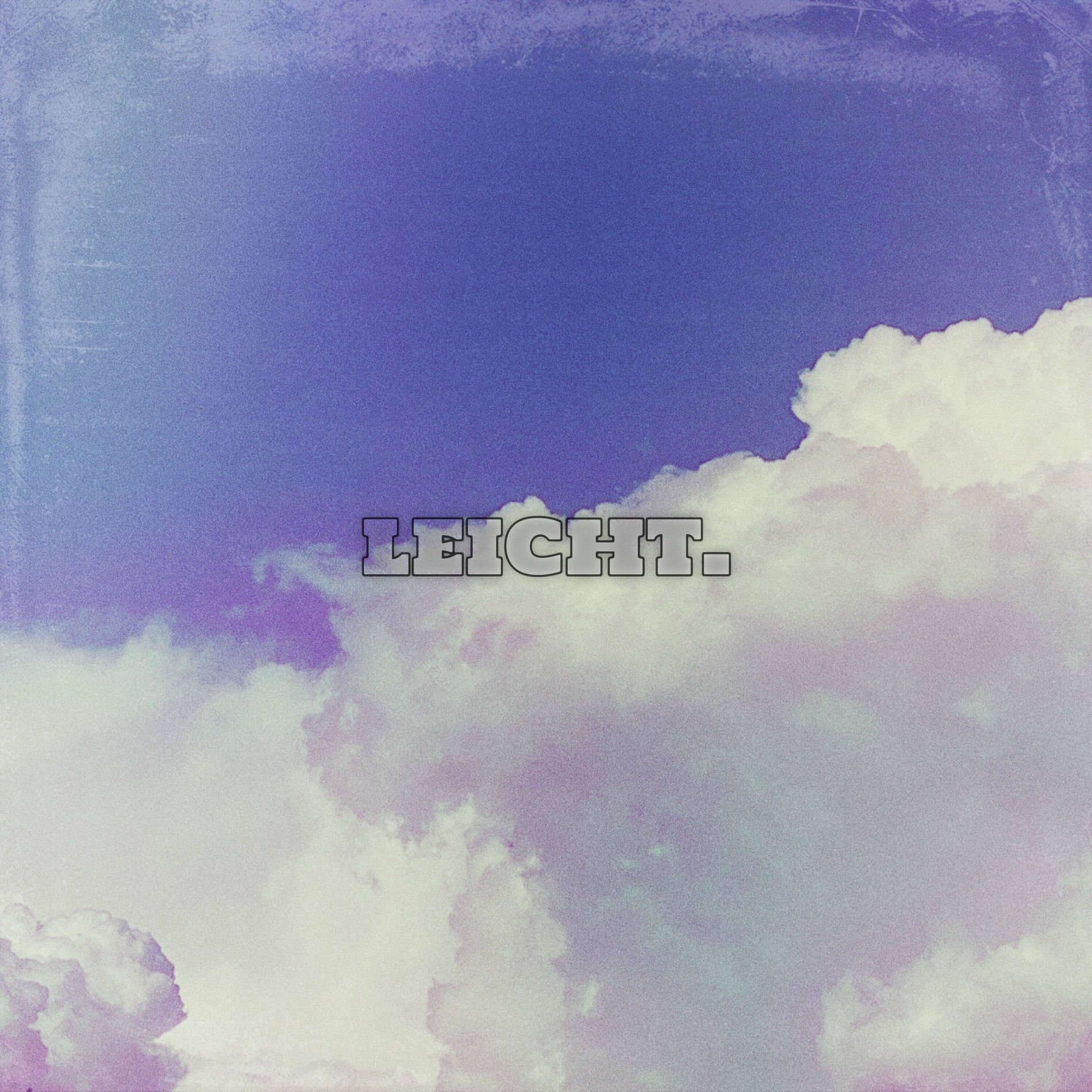 Album cover of leicht.