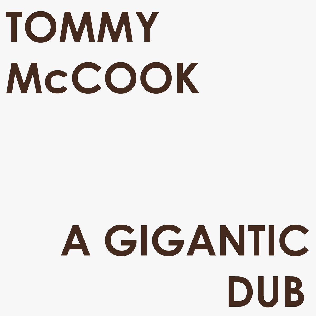 Album cover of A Gigantic Dub
