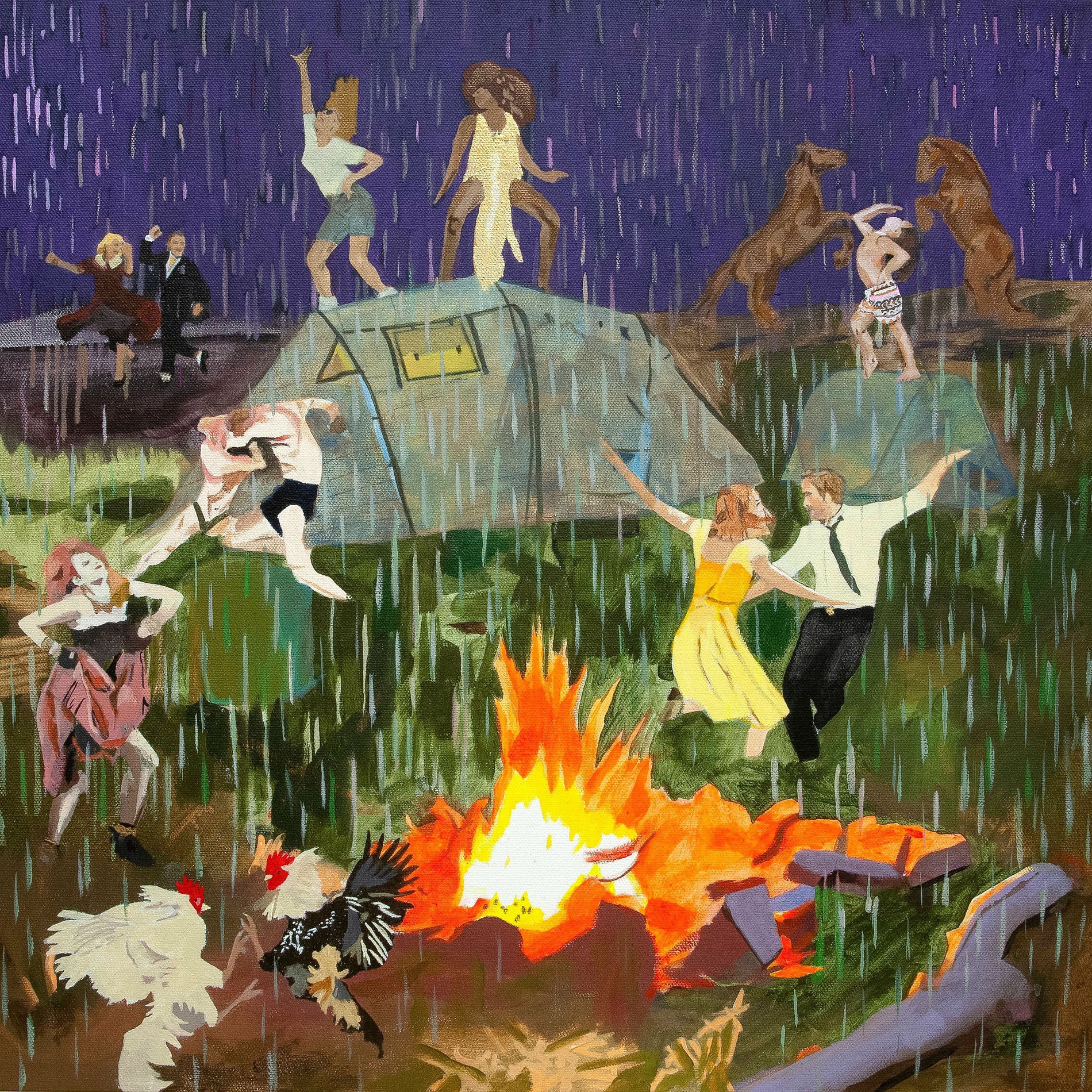 Album cover of Let’s Go Dancing Vol. 3: Said the Falling Rain to the Open Flame