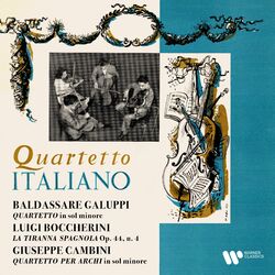 Cover of Galuppi, Boccherini & Cambini: Quartetti per archi