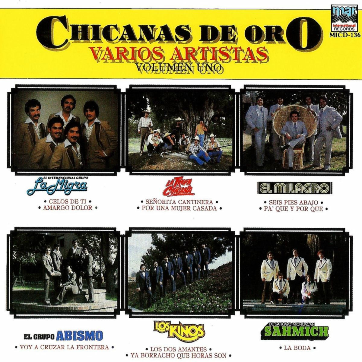 Album cover of Chicanas De Oro Volumen Uno