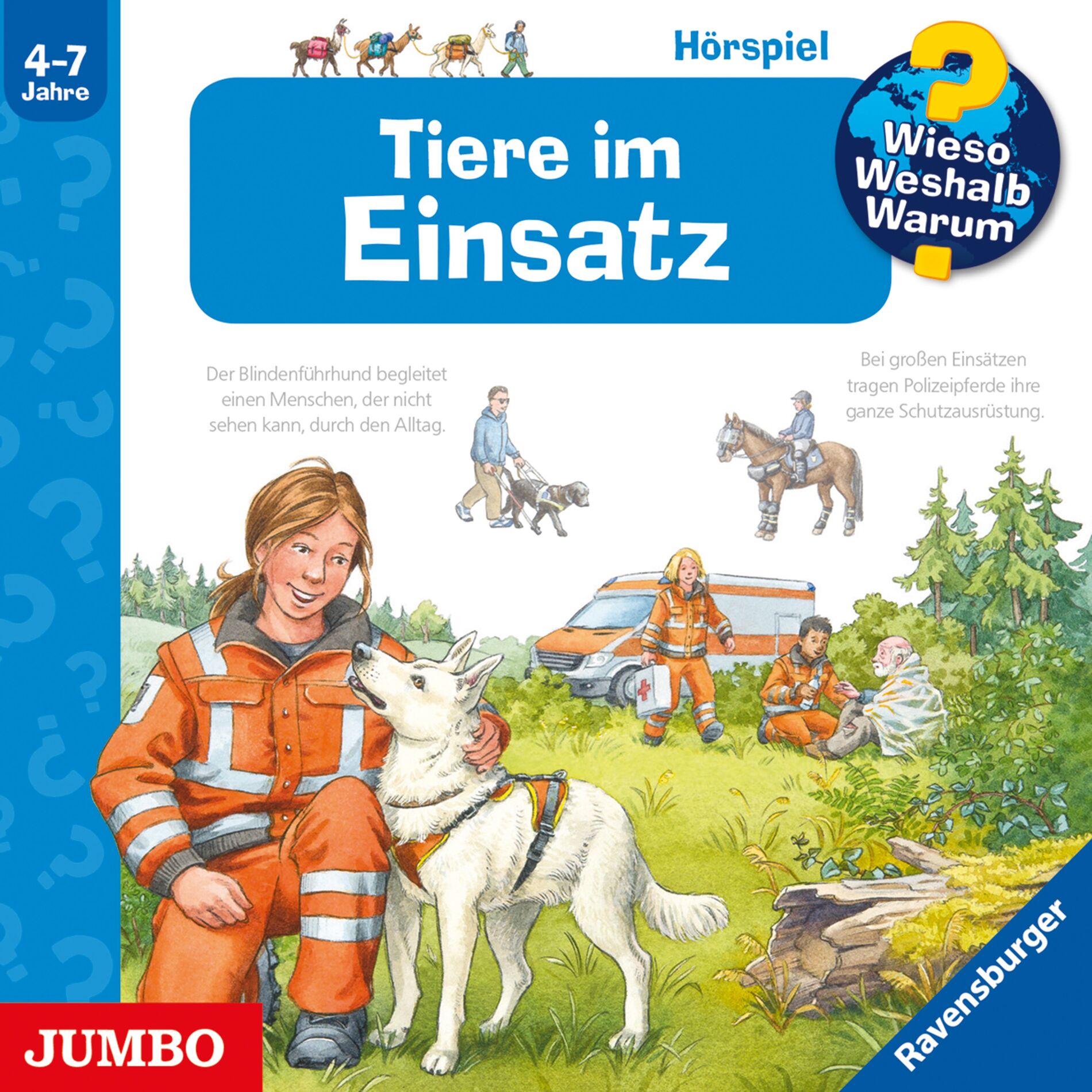 Album cover of Tiere im Einsatz [Wieso? Weshalb? Warum? Folge 16]